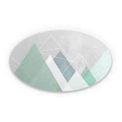 Sticker oval