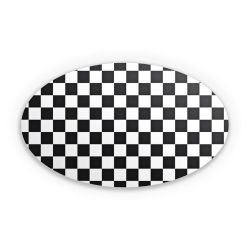 Sticker oval