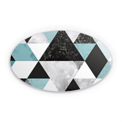 Sticker oval