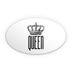 Sticker oval