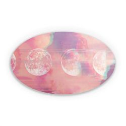 Sticker oval