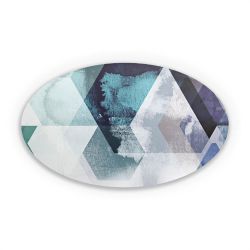 Sticker oval