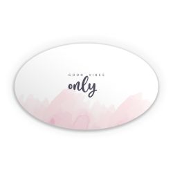 Sticker oval