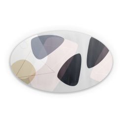 Sticker oval