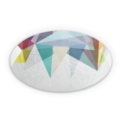 Sticker oval