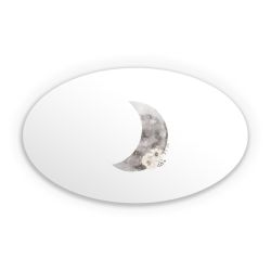 Sticker oval