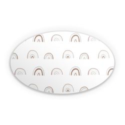 Sticker oval