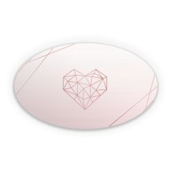 Sticker oval