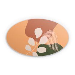 Sticker oval