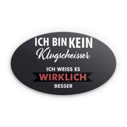 Sticker Oval Einzelsticker