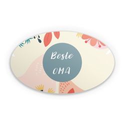 Sticker Oval Einzelsticker