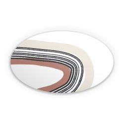 Sticker oval