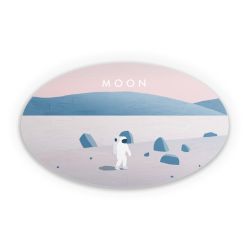 Sticker oval