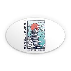 Sticker oval