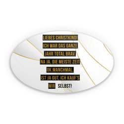 Sticker Oval Einzelsticker