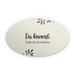 Sticker Oval Einzelsticker