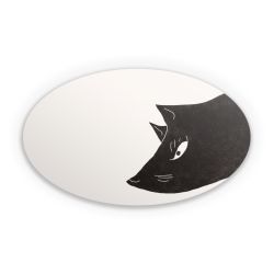 Sticker oval