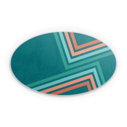 Sticker oval