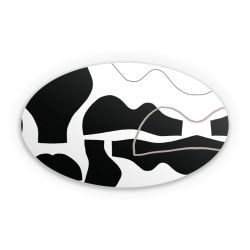 Sticker oval