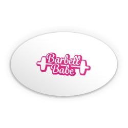 Sticker oval