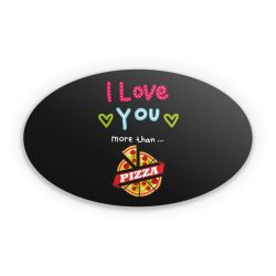 Sticker oval