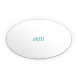 Sticker oval