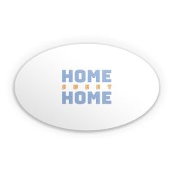 Sticker oval