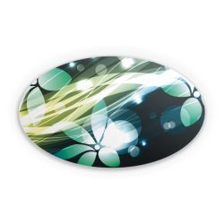 Sticker oval