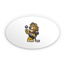 Sticker Oval Einzelsticker