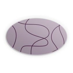 Sticker oval