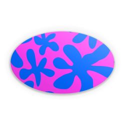 Sticker oval