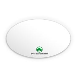 Sticker Oval Einzelsticker