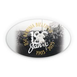 Sticker Oval Einzelsticker