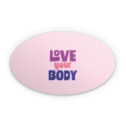 Sticker oval