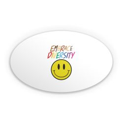 Sticker oval