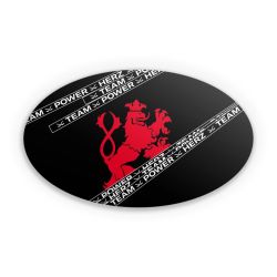 Sticker Oval Einzelsticker