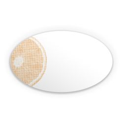 Sticker oval