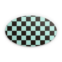 Sticker oval