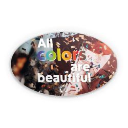 Sticker Oval Einzelsticker
