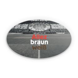 Sticker Oval Einzelsticker