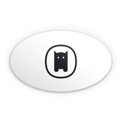 Sticker Oval Einzelsticker