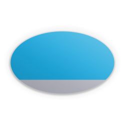 Sticker oval
