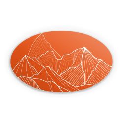 Sticker Oval Einzelsticker