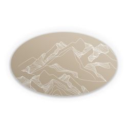 Sticker Oval Einzelsticker