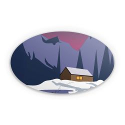 Sticker Oval Einzelsticker