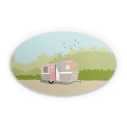 Sticker Oval Einzelsticker