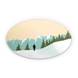 Sticker Oval Einzelsticker