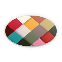 Sticker oval