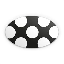 Sticker oval