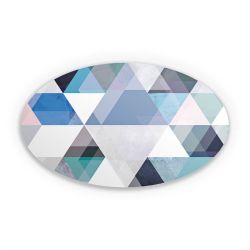 Sticker oval